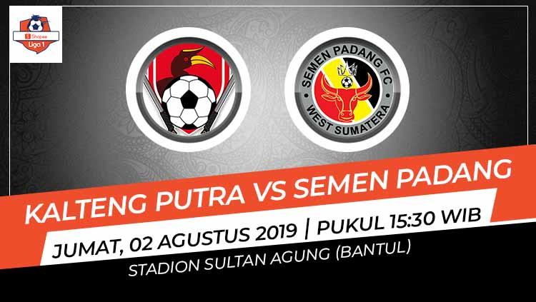 Pertandingan Kalteng Putra vs Semen Padang.