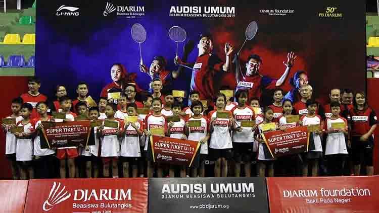 Audisi Umum Djarum Beasiswa Bulutangkis 2019 yang digelar di GOR KONI, Kota Bandung.