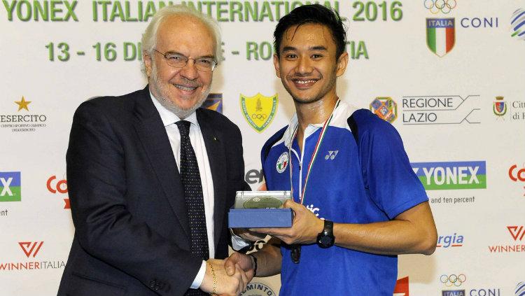 Mantan pebulutangkis Indonesia yang menyebrang ke Belgia, Indra Bagus Ade Chandra, mencuri perhatian di Kejuaraan Bulutangkis Eropa 2023.