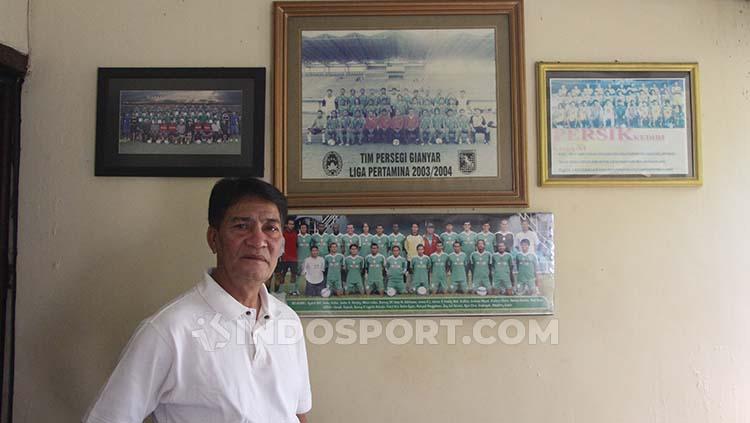 Freddy Muli tak bisa menutupi rasa bahagianya saat mengikuti reuni akbar tim Gelora Dewata di Bali.