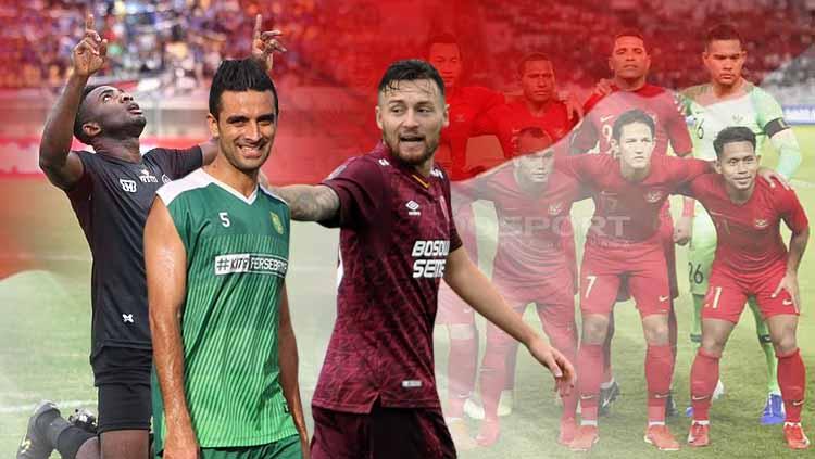 Osas Saha, Marc Klok, Otavio Dutra dan reformasi untuk Timnas Indonesia. Grafis: Indosport.com