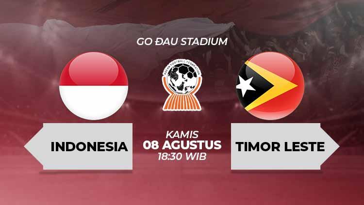 Timnas Indonesia U-18 vs Timor Leste U-18 di Piala AFF U-19. Copyright: Grafis: Eli Suhaeli/INDOSPORT
