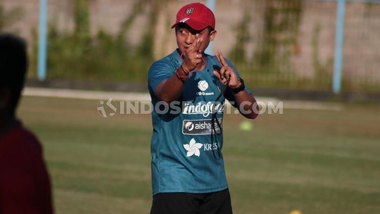 Yogi Nugraha, pelatih fisik Bali United.