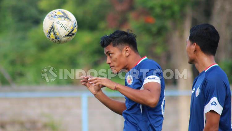 Winger Semen Padang, Irsyad Maulana. Copyright: Ian Setiawan/INDOSPORT.COM