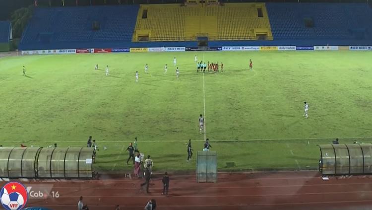 Go Dau Stadium yang digunakan sebagai venue pertandingan Piala AFF U-18 2019, Selasa (08/08/19), Timor Leste vs Brunei Copyright: Youtube/NEXT SPORTS
