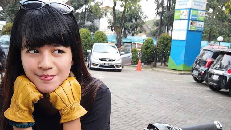 Sabrina Sameh pembalap cantik asal Bandung. - INDOSPORT