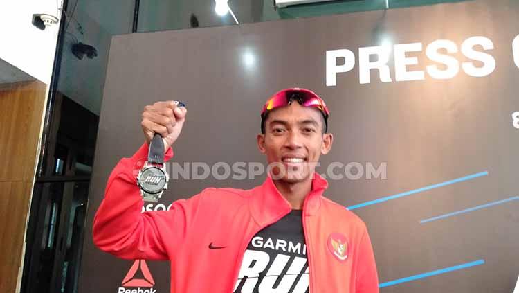 Agus Prayogo, atlet pelari nasional andalan Indonesia.