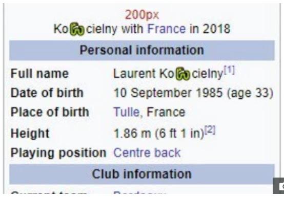 Nama Laurent Koscielny di Wikipedia diubah fans Arsenal usai hengkang ke Bordeaux musim panas ini. Copyright: Sun Sport