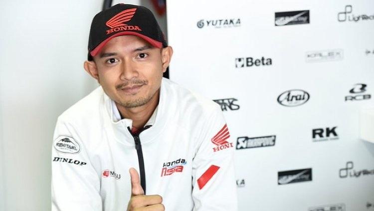 Dimas Ekky Pratama, pembalap Moto2 asal Indonesia Copyright: Twitter/@@honda_team_asia