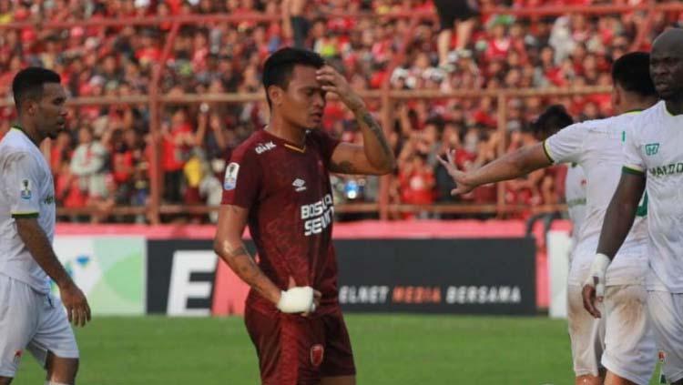 Penyerang PSM Makassar, Ferdinand Sinaga mengaku siap tempur untuk melakoni leg kedua play-off Piala AFC 2020. - INDOSPORT
