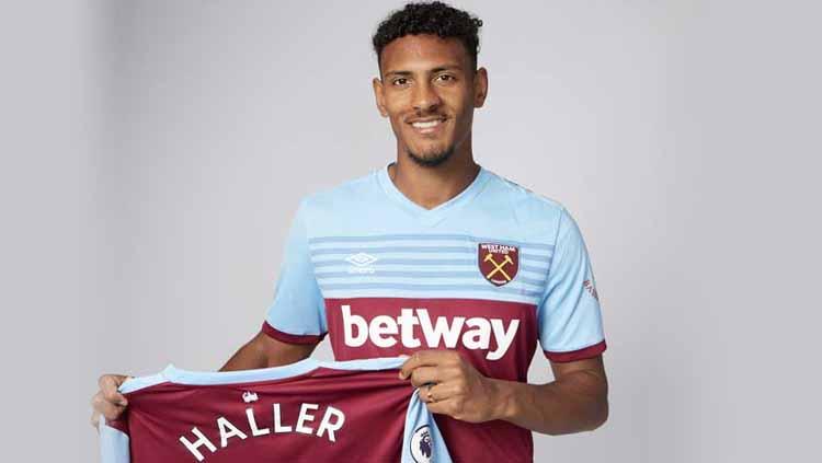 Sebastien Haller striker anyar West Ham United. Copyright: whufc.com