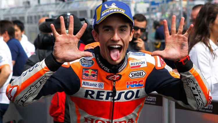 Pembalap Repsol Honda, Marc Marquez Copyright: twitter/@btsportmotogp