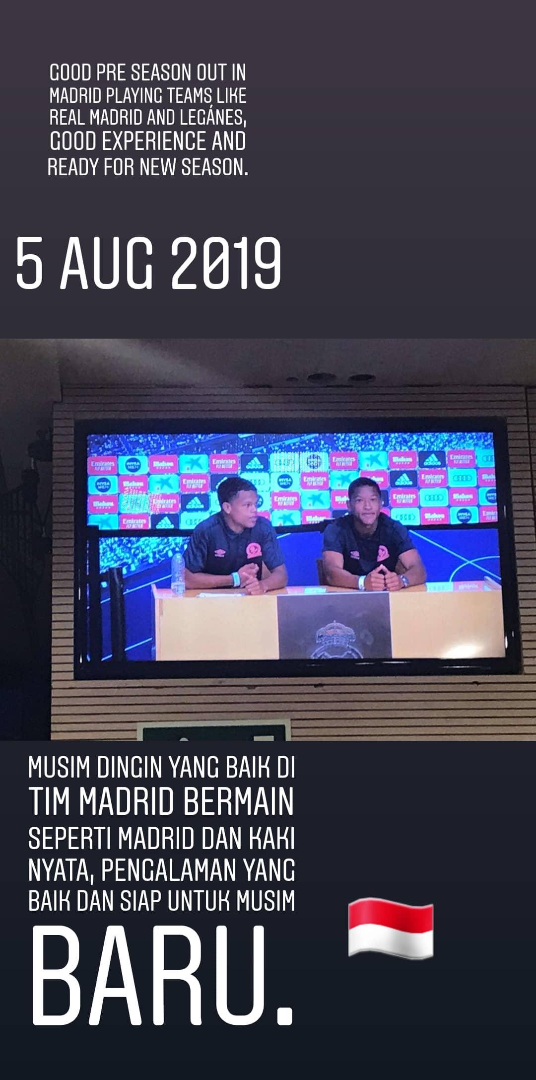 Joseph Simatupang Ferguson tak sabar jalani Liga Primer Inggris U-18 2019/20 bersama Blackburn Rovers usai menyelesaikan tur pramusim di Madrid. Copyright: https://www.instagram.com/josephsimatupangferguson/