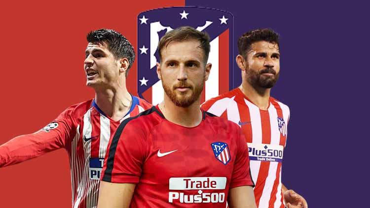 Starting profil Atletico Madrid. Copyright: footyrenders/Grafis: Eli Suhaeli/INDOSPORT