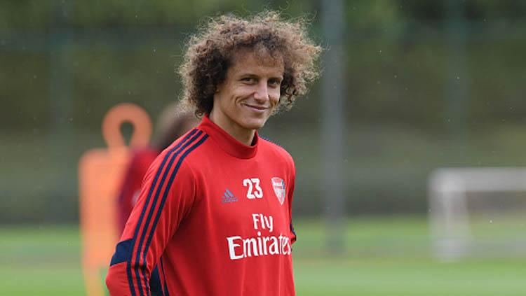 David Luiz, bek tengah Arsenal.