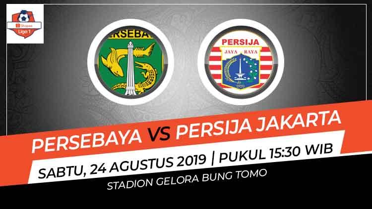Prediksi Persebaya Surabaya vs Persija Jakarta di Liga 1 2019.