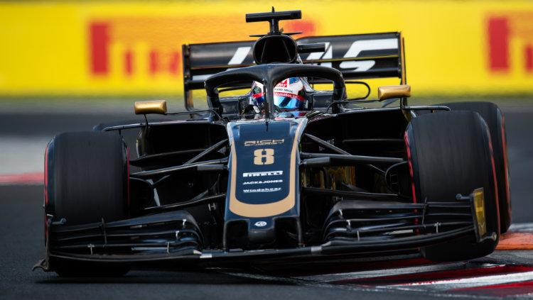 Romain Grosjean dari tim Haas F1.