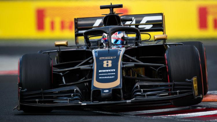 Romain Grosjean dari tim Haas F1. - INDOSPORT