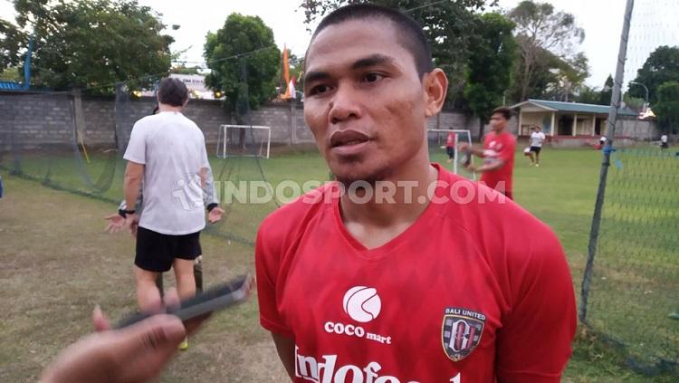 Penyerang Bali United, Aldino Herdianto. - INDOSPORT