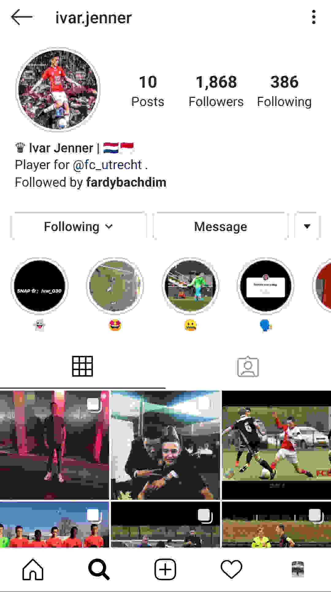 Ivar Jenner memasang bendera Indonesia di akun Instagram pribadinya. Copyright: https://www.instagram.com/ivar.jenner/