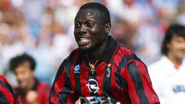 George Weah saat berseragam AC Milan.