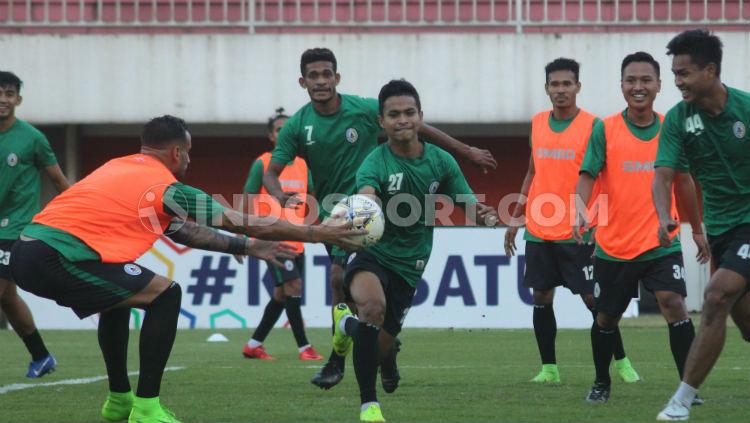 Pemain PSS Sleman, Irkham Zahrul Mila Copyright: Ronald Seger Prabowo/INDOSPORT