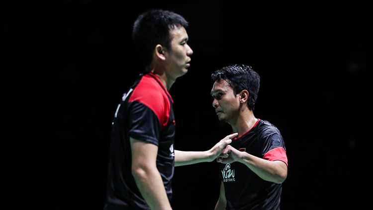 Pasangan ganda putra Indonesia, Mohammad Ahsan/Hendra Setiawan absen di Piala Sudirman 2023.