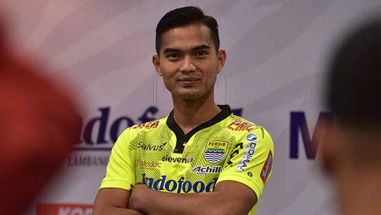 Kiper baru Persib Bandung Dhika Bayangkara untuk putaran kedua Liga 1 2019. Copyright: PERSIB.co.id/Gregorius A.K