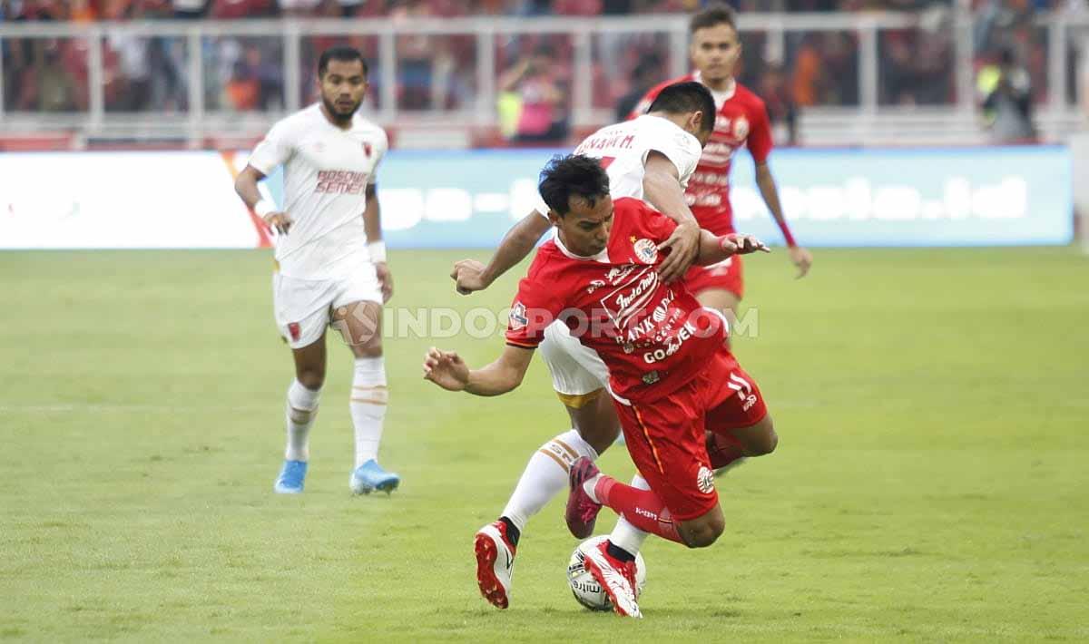 Laga pertandingan Persija Jakarta vs PSM Makassar pada Liga 1 2019 di Gelora Bung Karno Jakarta, Rabu (28/08/2019). Copyright: Herry Ibrahim/INDOSPORT