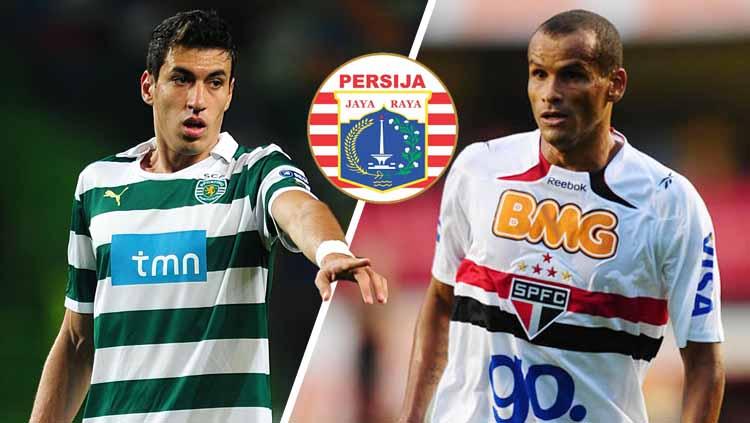 Alexandre Xandao, Rivaldo dan logo Persija Jakarta.