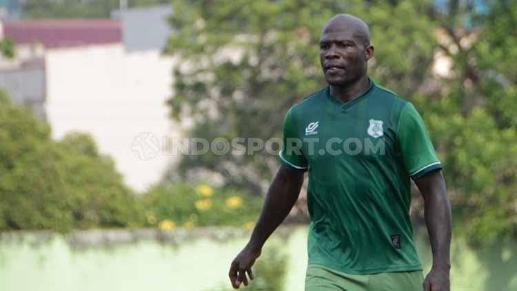 Pemain naturalisasi Bruno Casimir sewaktu membela PSMS Medan.