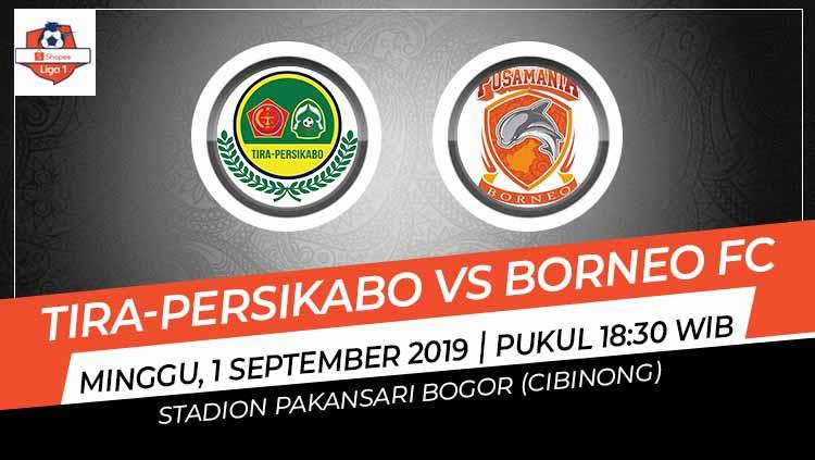 Pertandingan Tira-Persikabo vs Borneo FC.