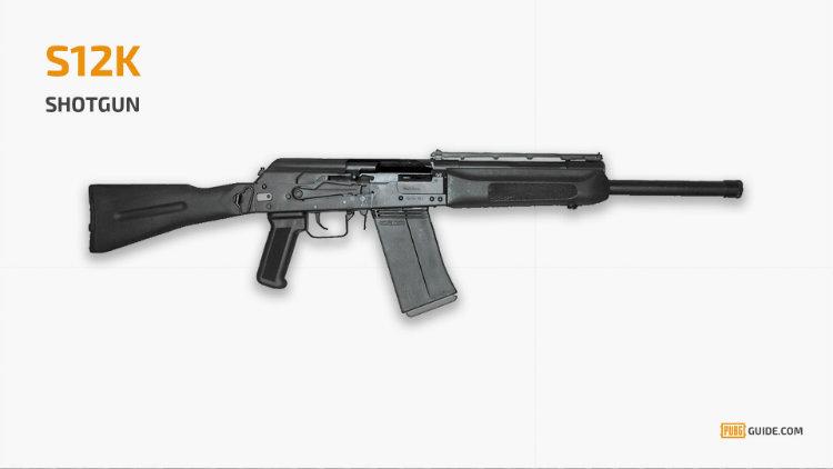 Senjata S12K di Game PUBG Mobile.
