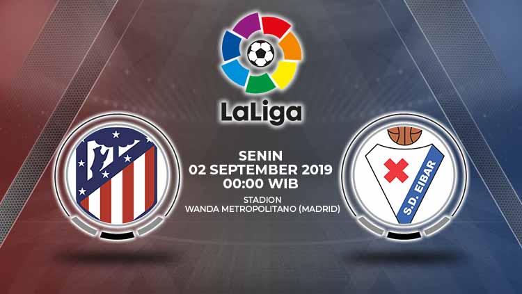 Pertandingan Atletico Madrid vs Eibar. - INDOSPORT