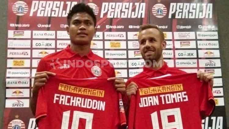 2 Pemain baru Persija Jakarta, Joan Tomas Campasol dan Fachrudin Aryanto.