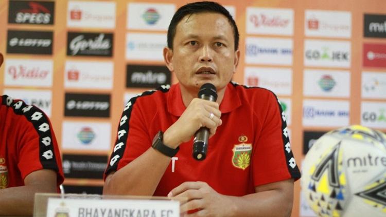 Yeyen Tumena undur diri dari Bhayangkara FC. Copyright: Media Bhayangkara FC