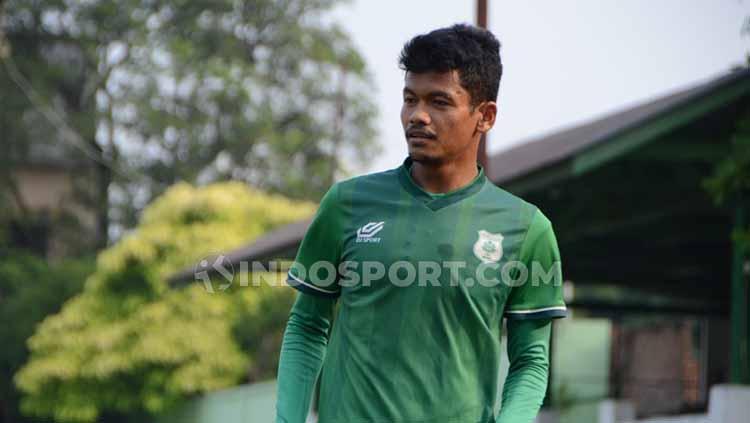 Pemain muda PSMS Medan, Ilham Fathoni. Copyright: Aldi Aulia Anwar/INDOSPORT