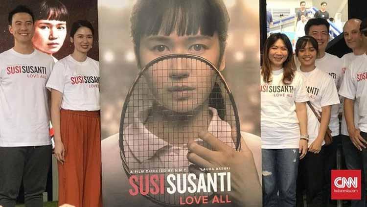 Film 'Susi Susanti - Love All' diharapkan bisa memotivasi generasi muda. Foto: CNN Indonesia/Christie Stefanie