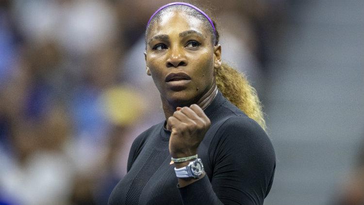 Serena Williams di perempatfinal AS Terbuka 2019.