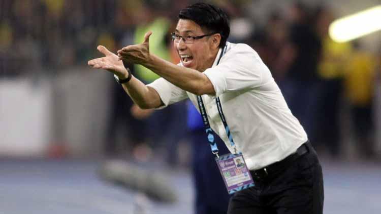 Jelang laga pamungkas di matchday kelima Piala AFF 2020, pelatih Malaysia Tan Cheng Hoe meminta anak asuhnya untuk tidak mengecewakan suporter. - INDOSPORT