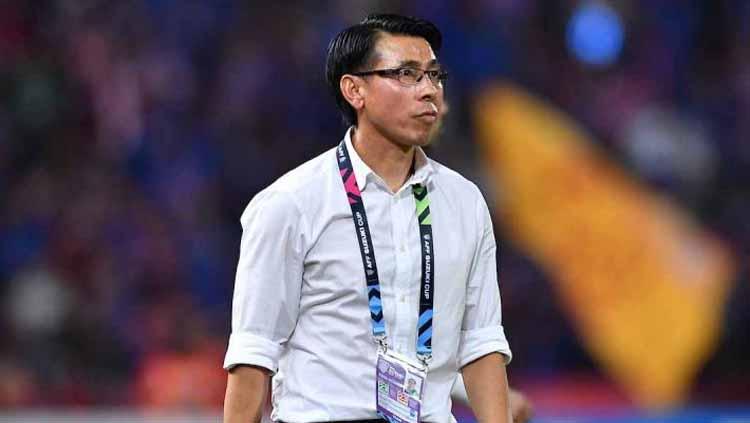 Pelatih Timnas Malaysia, Tan Cheng Hoe, sakit kepala jelang menghadapi timnas Indonesia di Piala AFF 2020. - INDOSPORT
