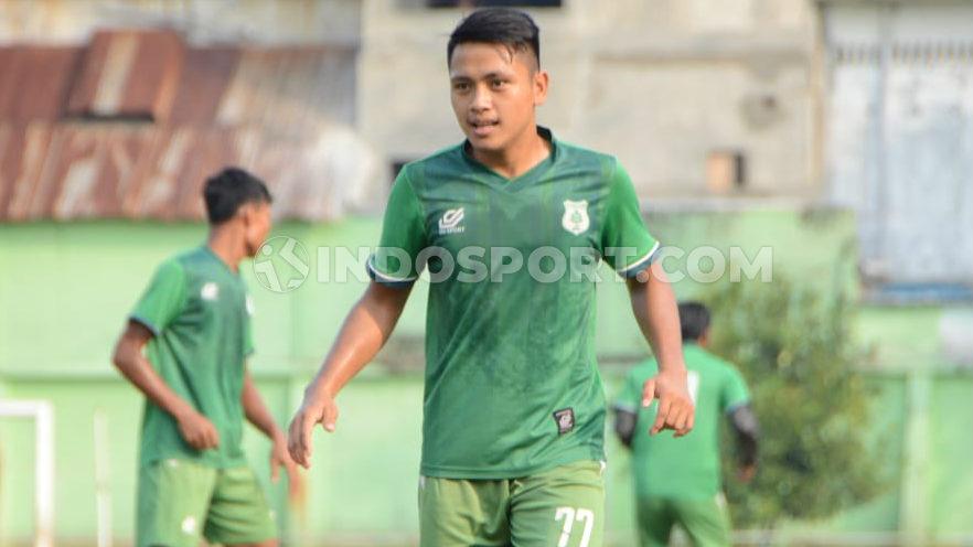 Eks pemain muda PSMS Medan, Natanael Siringoringo yang kini membela Kelantan. (Foto: Aldi Aulia Anwar/INDOSPORT)