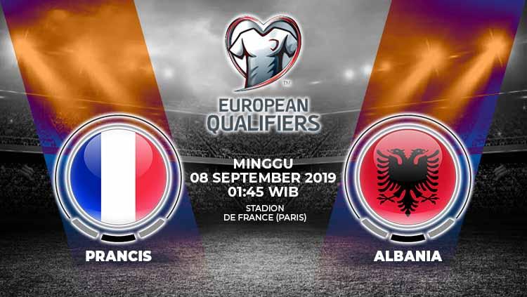 Berikut prediksi laga Kualifikasi Euro 2020 Prancis vs Albania.