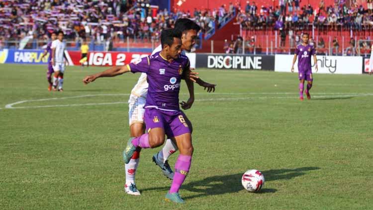 Situasi duel Persik Kediri vs Persis Solo. - INDOSPORT
