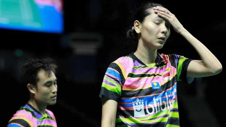 Pasangan ganda campuran Indonesia, Hafiz Faisal/Gloria Emmanuelle Widjaja, salah satu wakil Indonesia di Chinese Taipei Open 2019.
