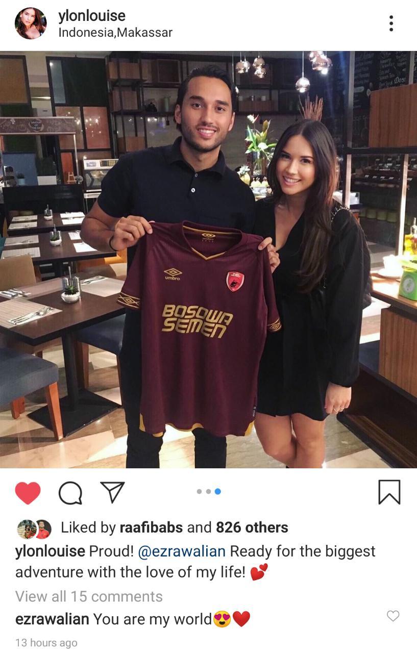 Kekasih Ezra Walian, Ylon Louise Copyright: instagram.com/ylonlouise