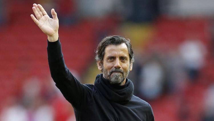 Pelatih Watford Quique Sanchez Flores. Copyright: Twitter/@thefield_in