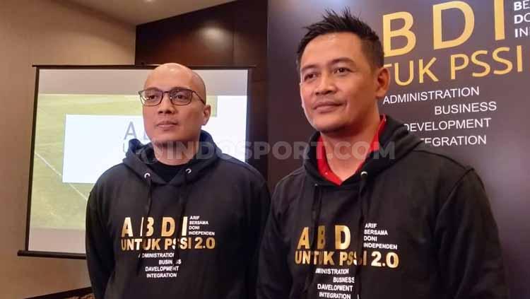 Acara deklarasi Arif Putra Wicaksono dan Doni Setiabudi untuk maju sebagai Caketum dan Cawaketum PSSI periode 2020-2024 pada Senin (09/09/19) di Hotel Fairmont, Senayan, Jakarta. - INDOSPORT
