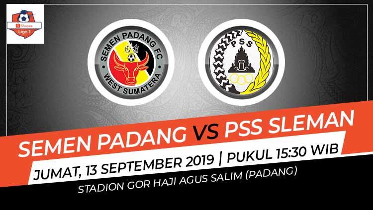 Pertandingan Semen Padang vs PSS Sleman.