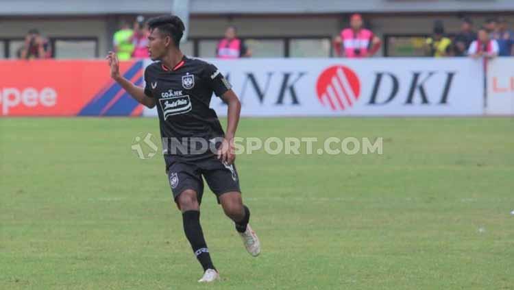 Pemain muda PSIS, Eka Febri saat turun di pertandingan melawan Persija